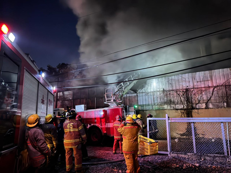 Incendio en avenida Independencia