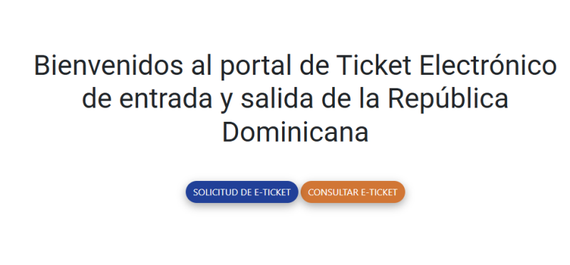 La Dirección General de Migración (DGM) informó a la población que fue restablecido el acceso al llenado del E-ticket.
