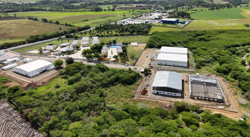 El área donde Proindustria construirá las dos naves.