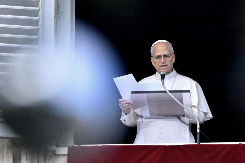 Papa León XIV en la Ciudad del Vaticano.