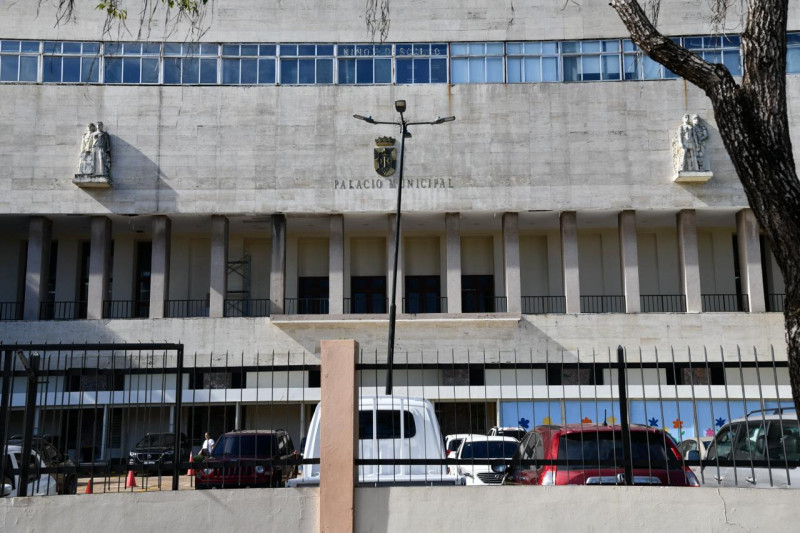 El palacio Municipal.