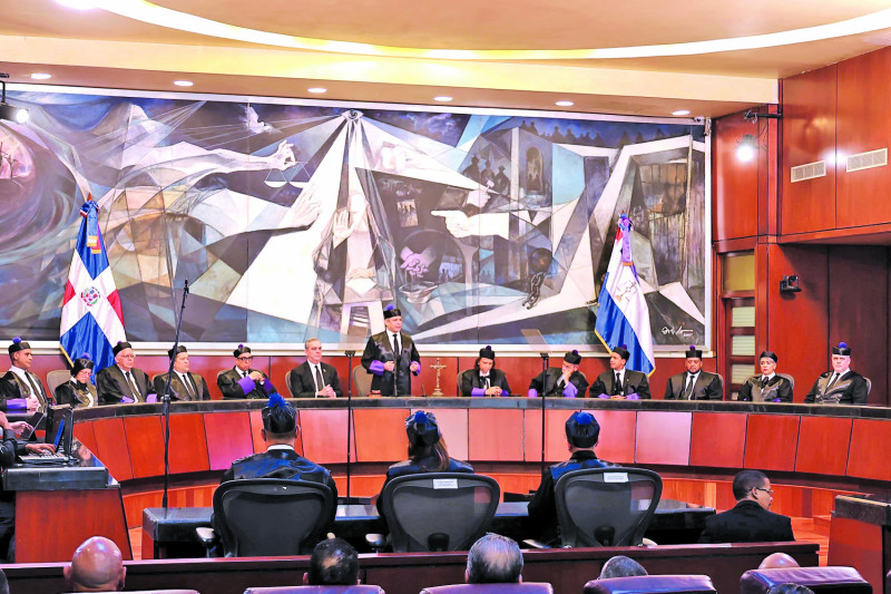 El acto en la Sala Augusta estará encabezado este miércoles por el magistrado Henry Molina, presidente de la Suprema Corte de Justicia.