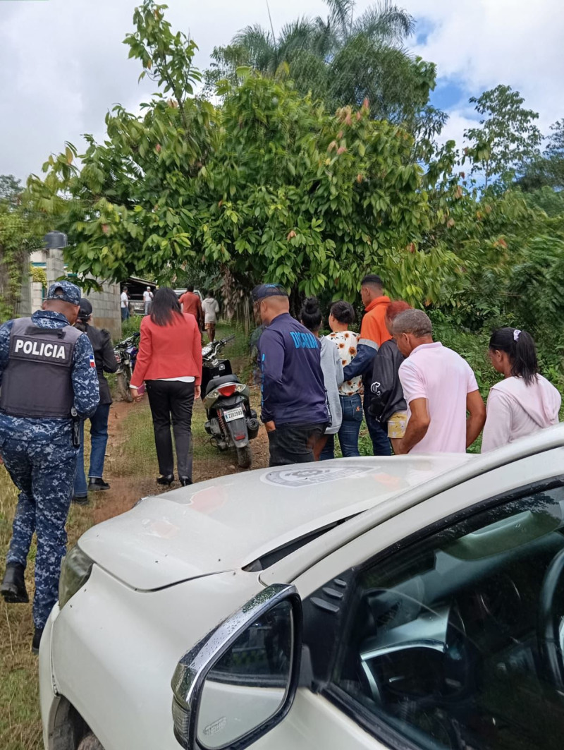 Lugar del incidente en Sánchez Ramírez