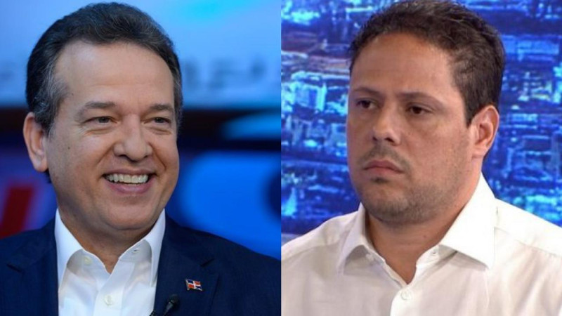 En el cintillo fotográfico Víctor --Ito-- Bisonó y Carlos Bonilla.