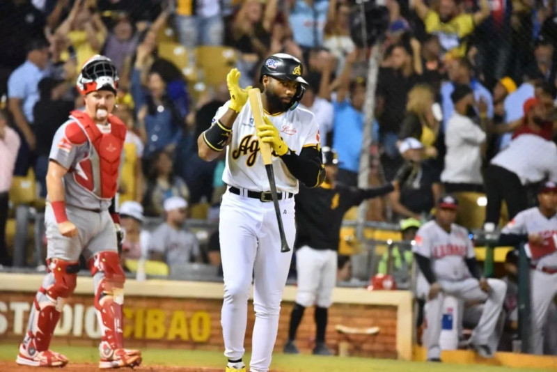 Aderlin Rodríguez tiene colgado dos premios MVP en su galería. Uno de LIDOM (2024-25) y en las ligas menores en el 2019.