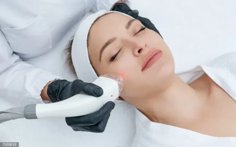 Imagen de recurso de láser dermatológico.