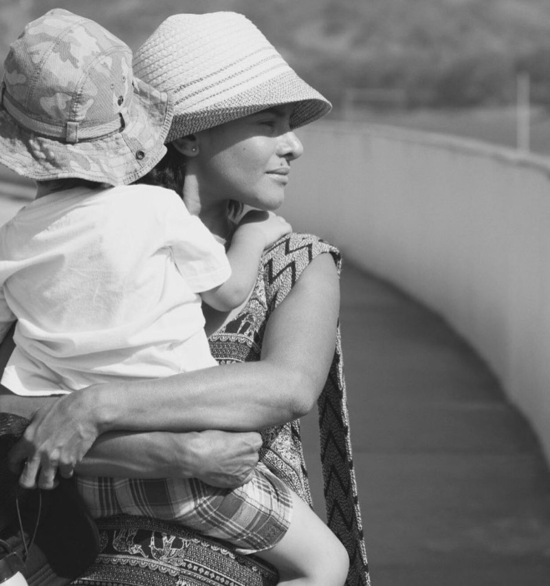 Yazmín Vicente adoptó una niña que ya es preadolescente