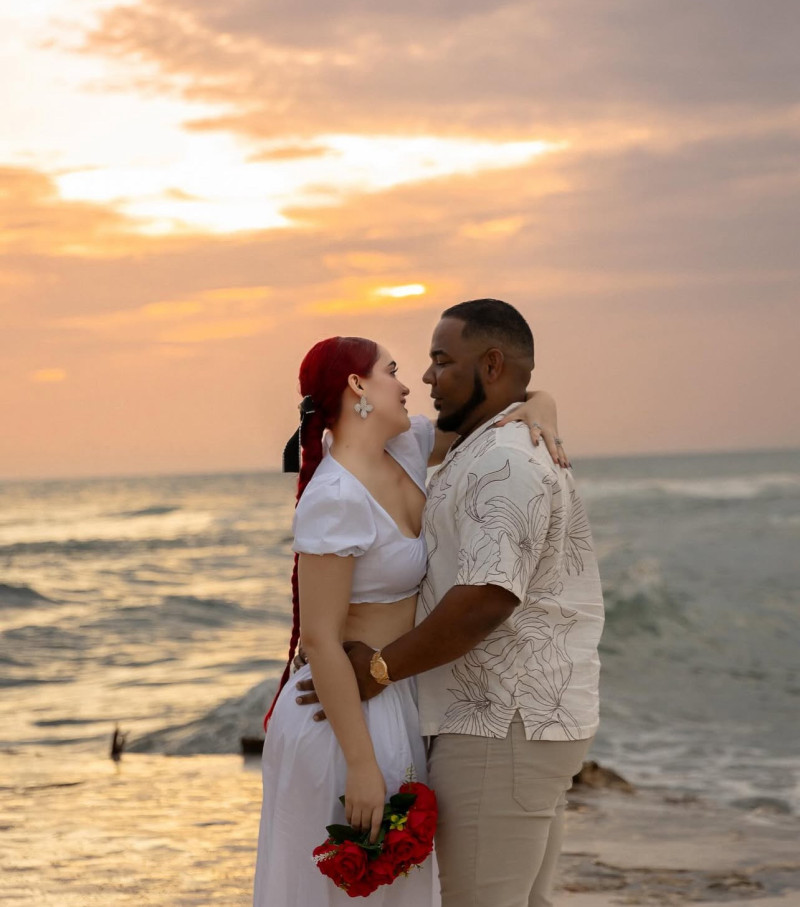 Karen Yapoort y Edwin Encarnación llevan 8 años de matrimonio.