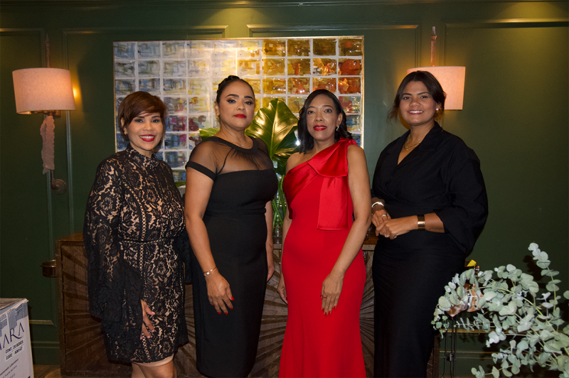 Torvalda Rosario,Sofia Gonzalez Lana, Julissa Rumaldo y Marien Restituyo