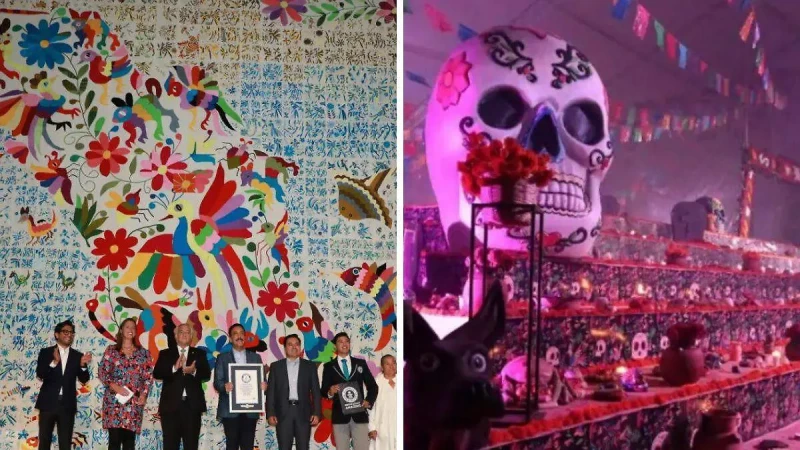 Récord Guinness reconoce a México por la exposición de bordados más grande del mundo.