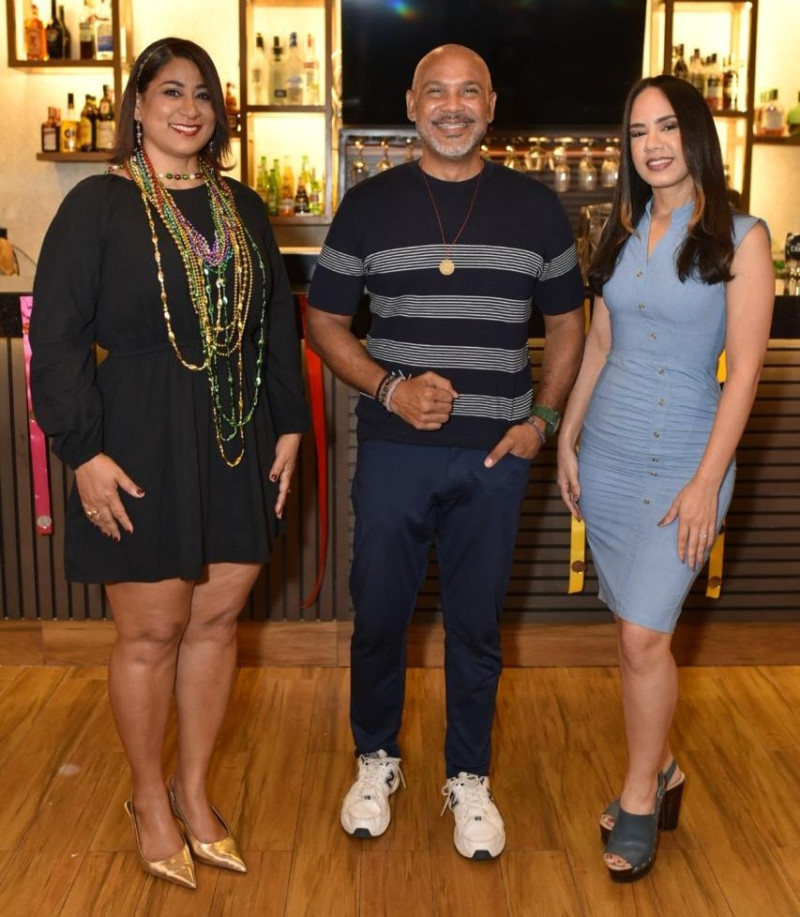 Yenny Polanco, Salvador Batista y Ivonny Nuñez.
