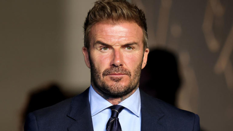 El legendario exfutbolista inglés David Beckham