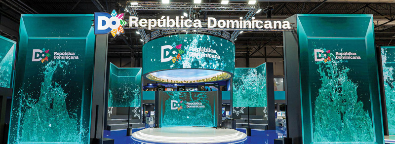 Stand de República Dominicana en Fitur del 2024.
