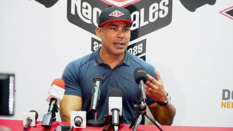 Carlos Peña durante su intervención en la rueda de prensa la tarde del martes.