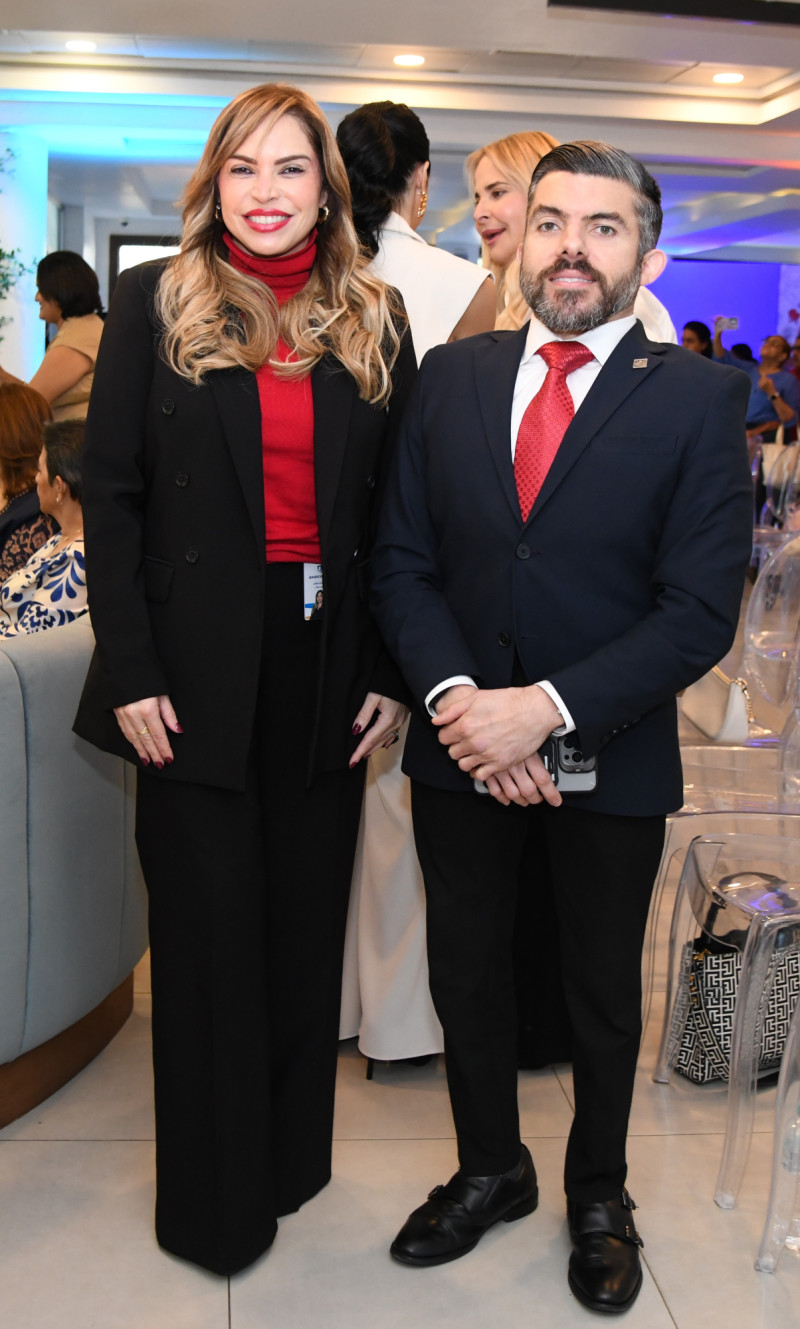 Linda Valette y Manuel Hazoury.