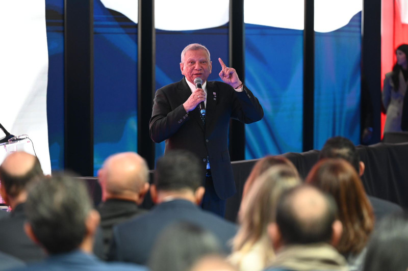 Leonardo Aguilera, presidente ejecutivo de Banreservas, durante su participación en FITUR.