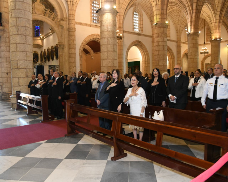 Personalidades asistieron a la misa por el Día de Juan Pablo Duarte