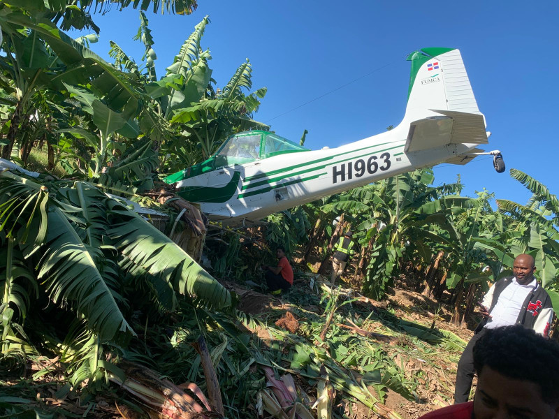Avioneta estalló en Hatillo Palma.