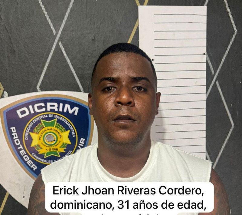 Riveras Cordero fue apresado en Santo Domingo Oeste