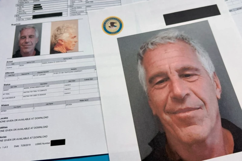 Documento del departamento de justicia sobre Jeffrey Epstein.