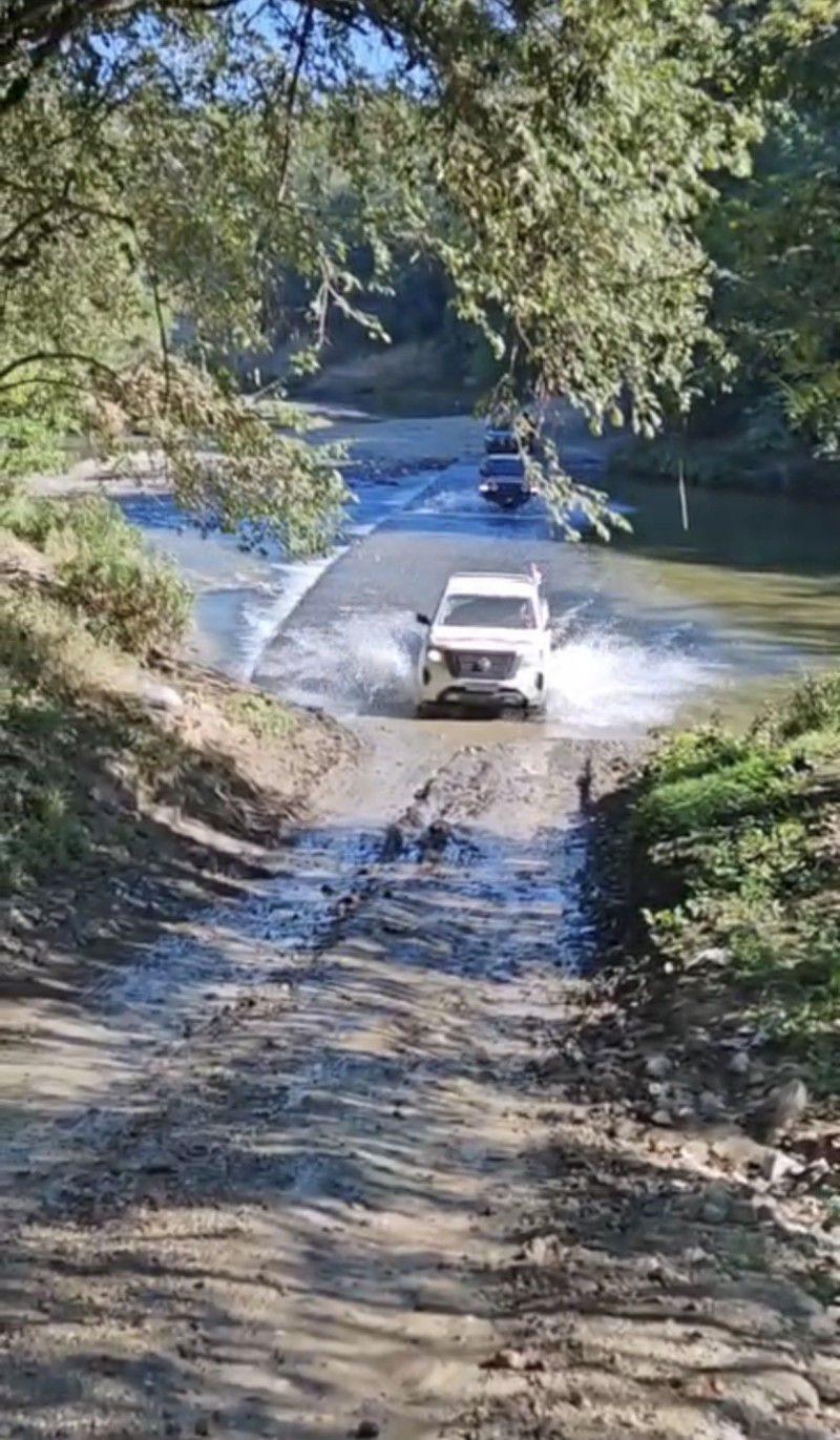 El cruce del río Artibonito marca un momento clave del recorrido.