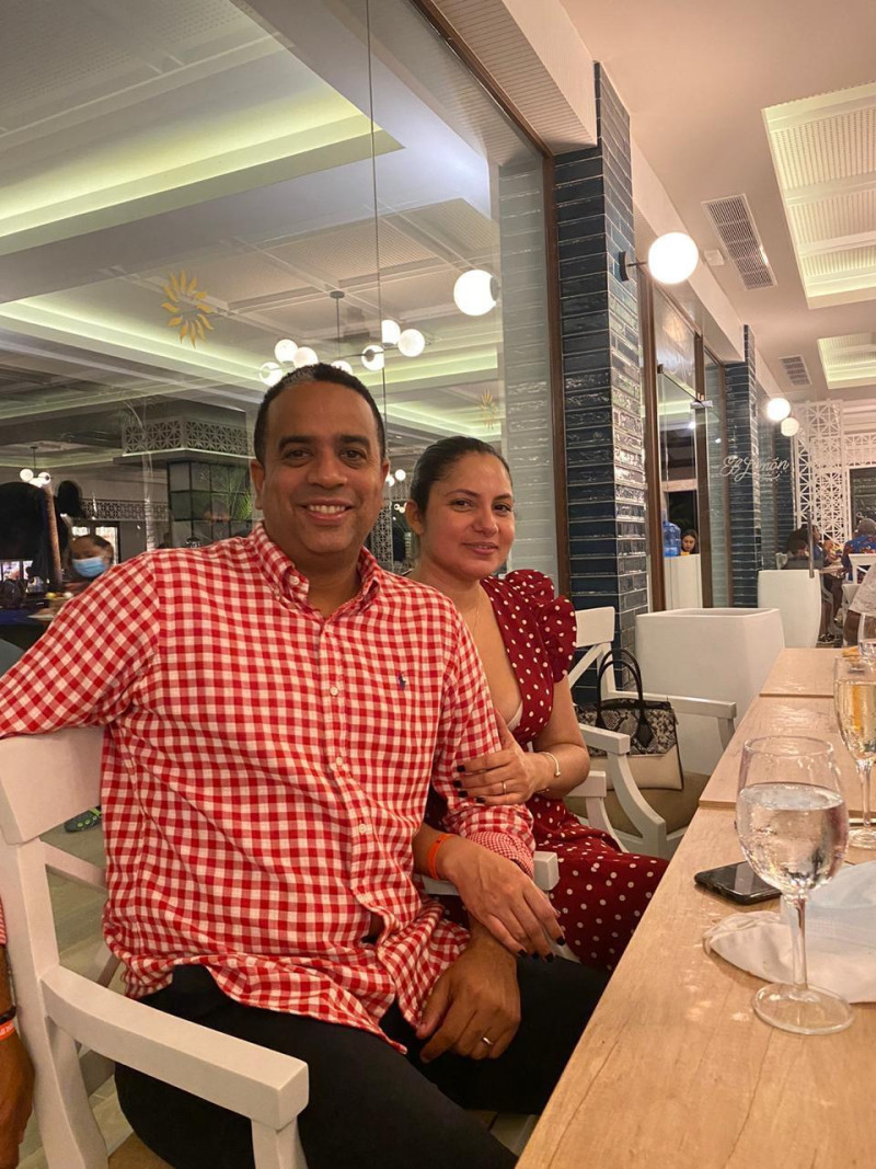 Agustín René Méndez Suberví y su esposa Manny Arisleydi Díaz, quienes perecieron en la tragedia.