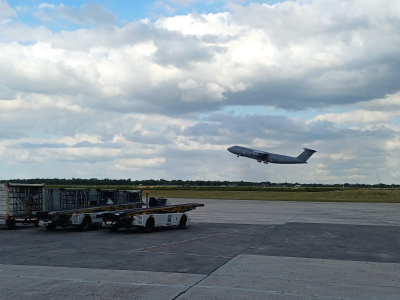 Aeronave de transporte estratégico de la Fuerza Aérea de los Estados Unidos.