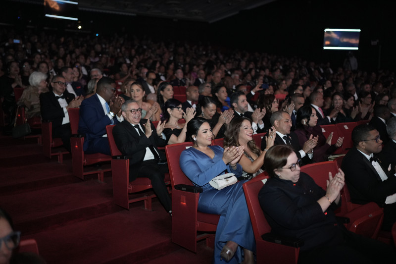 Personalidades en el premio al mérito de la fiscalía.