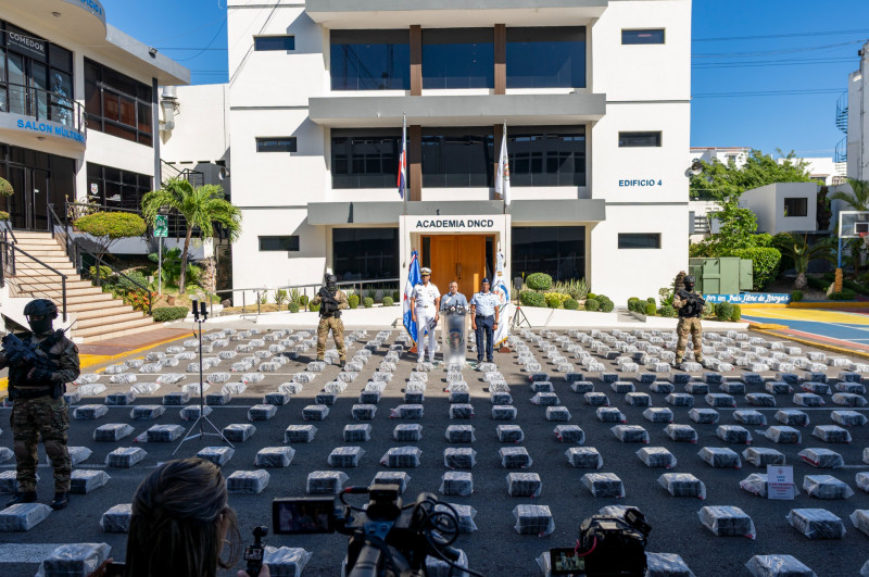 La droga estaba envuelta en fundas plásticas y marcadas con distintos logotipos.