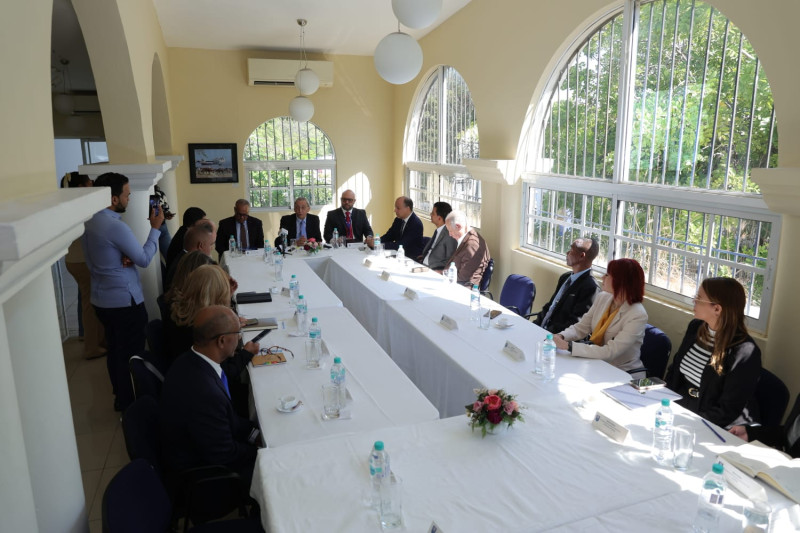 Jorge Subero Isa, consultor jurídico del Poder Ejecutivo, encabeza encuentro.