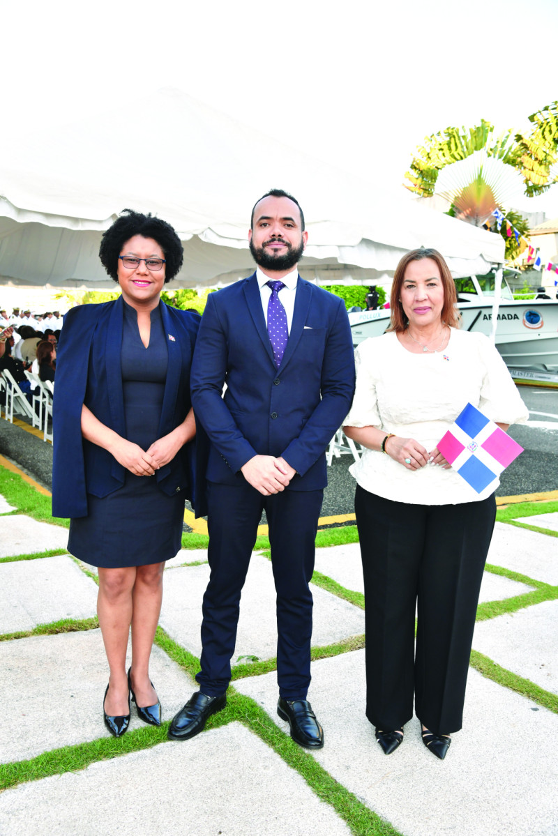 Coralis Orbe, Juan Eduardo Thomas y Rosario Vásquez