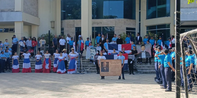 Durante la actividad se puso de manifiesto el fervor patriótico.
