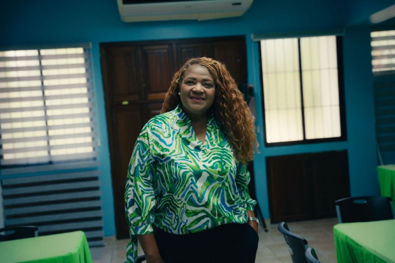 Cosiris Rodríguez ahora es directora del departamento de protocolo de la Federación Dominicana de Voleibol.