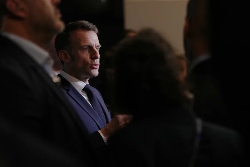 El presidente de Francia, Emmanuel Macron, asiste a la inauguración de la Feria Internacional de Agricultura, en París, el 21 de febrero de 2026