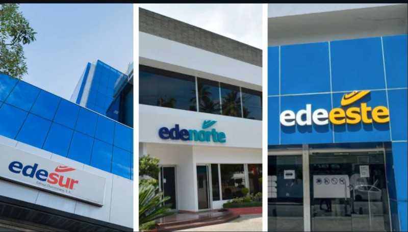 Las empresas distribuidoras de electricidad Edesur, Edenorte y Edeeste.