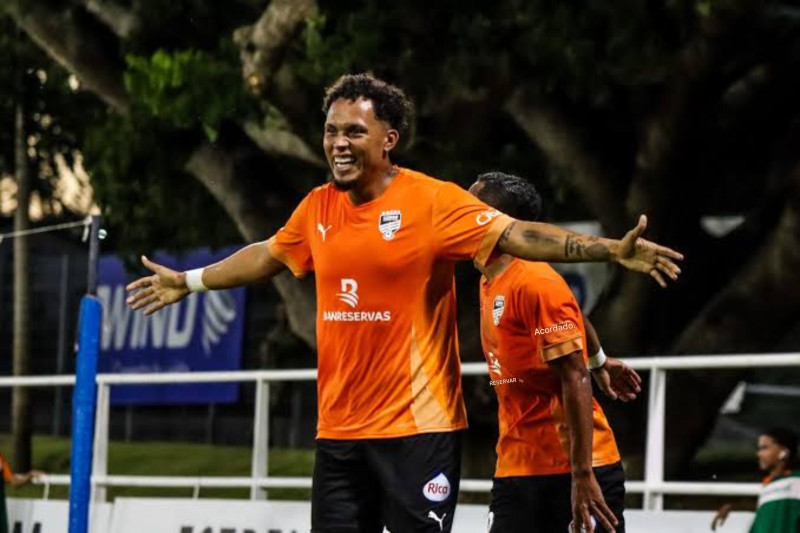 Rivaldo Correa ha sido gran referente ofensivo de Cibao desde su llegada.