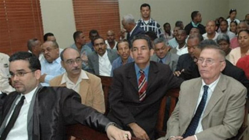 Una de las audiencias contra los involucrados en el caso PEME.