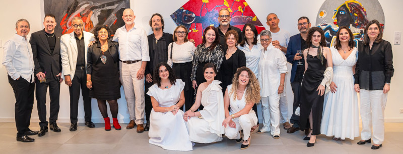 Artistas participantes en la colectiva “Posesiones Imaginarias” en ASR Galería.