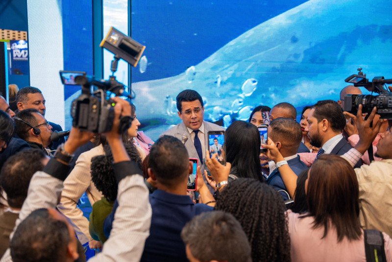 El ministro David Collado durante una de sus participaciones en la feria.