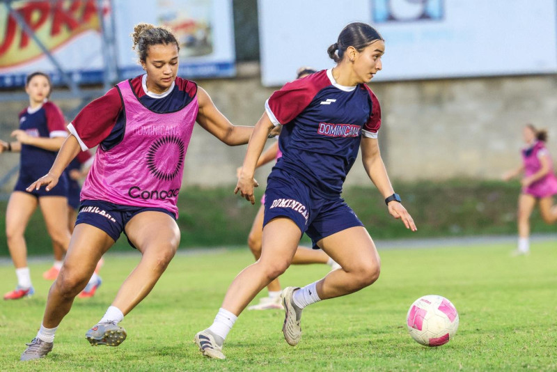 Acción en un pasado encuentro internacional de la selección nacional femenina.