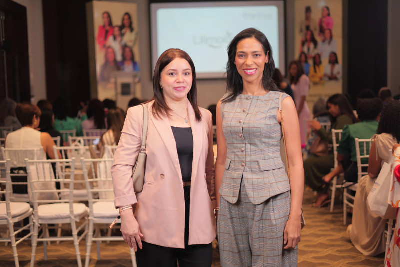 Keyla Marine y MIlagros Almonte.