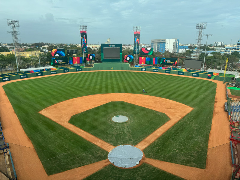 Estadio Quisqueya Juan Marichal a esperas de la llegada del conjunto dominicano que participará en el Clasico Mundial de Beisbol.