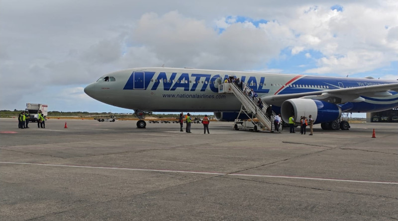 Llegada de la seleccion dominicana beisbol que jugará en el Clásico Mundial de Béisbol
