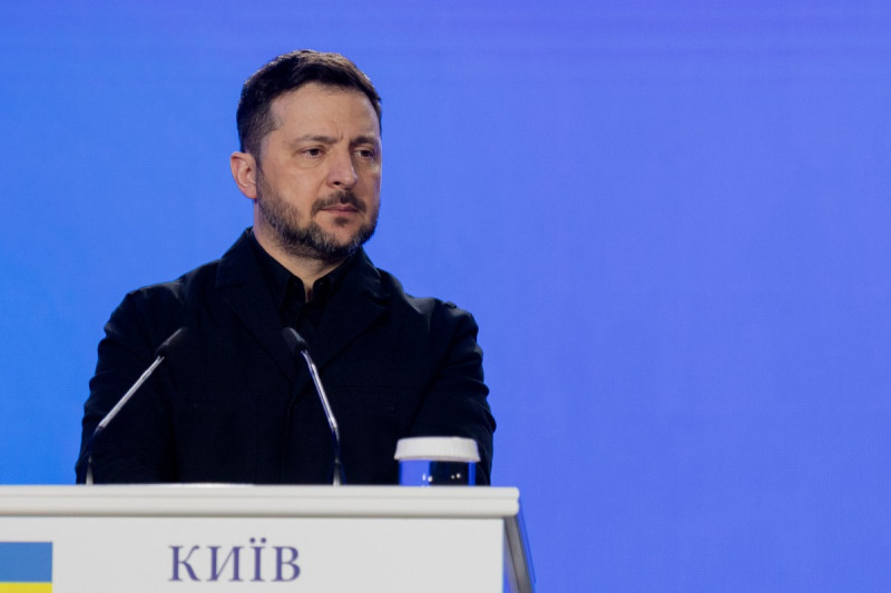 Volodimir Zelenski, presidente de Ucrania.
