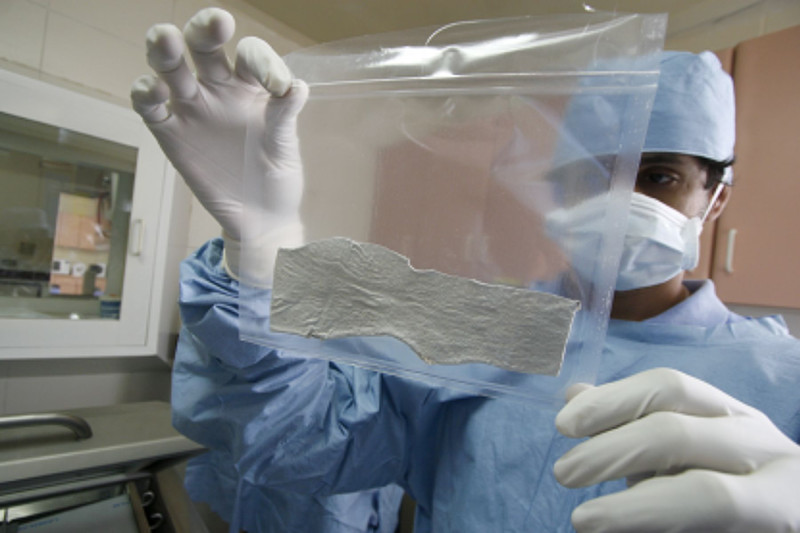 Un banco de piel y tejidos humanos es una unidad especializada que recupera, procesa, esteriliza, almacena y distribuye tejidos donados.