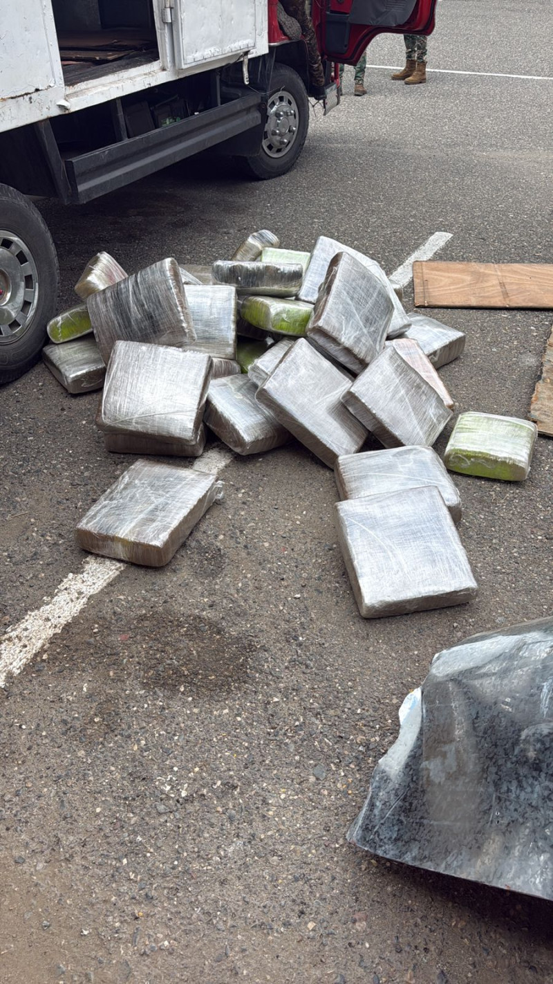 Presunta marihuana encontrada en San Juan de la Maguana