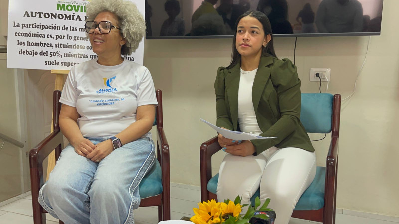 Dirigentes del Movimiento Vida sin Violencia.