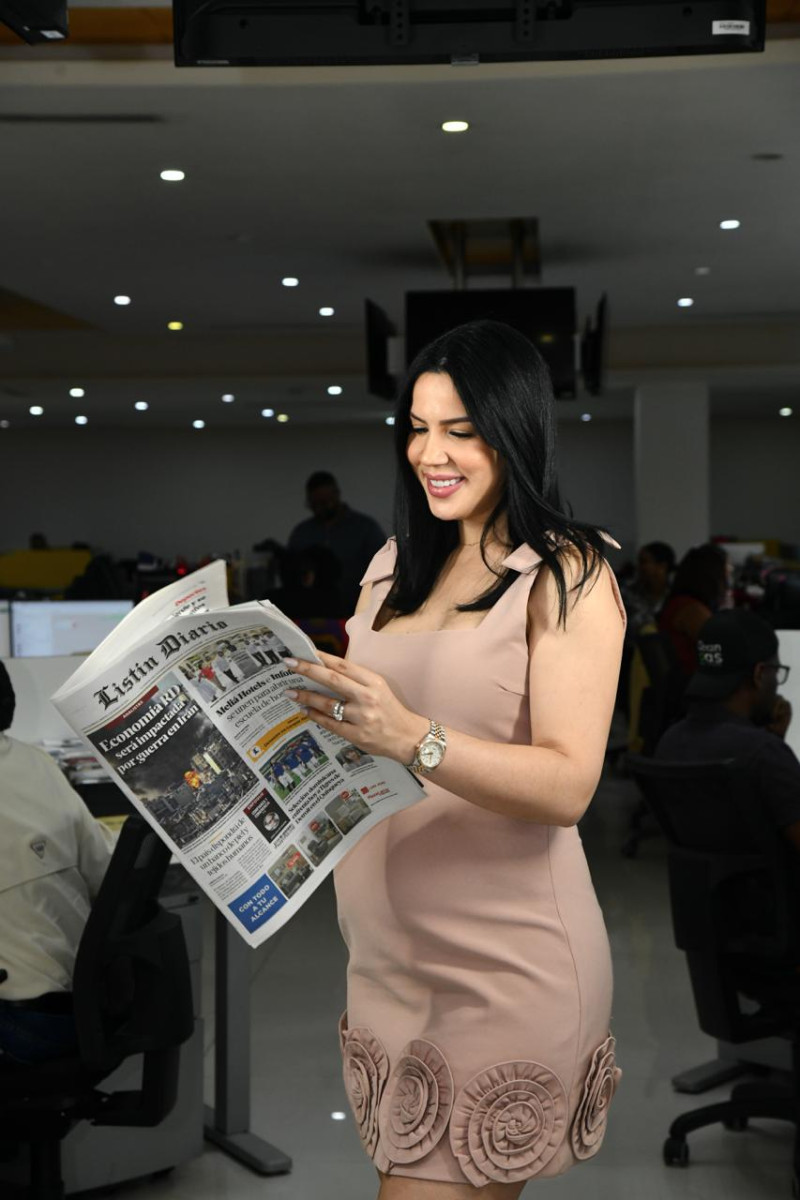 Yubelkis Peralta visita el Listín Diario.
