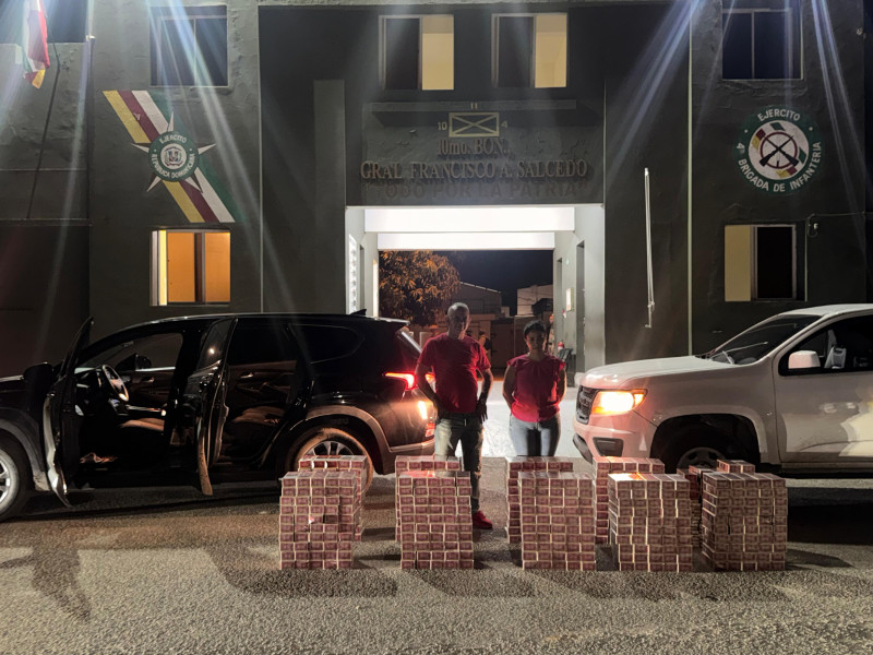 Contrabando de cigarrillos.