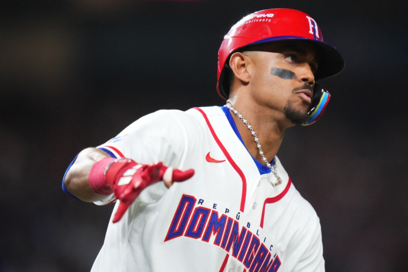 El jugador de béisbol Julio Rodríguez.